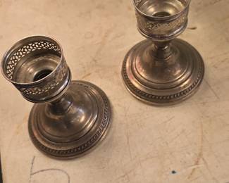 Sterling Silver Candle sticks