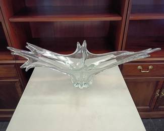 Large splash bowl art glass