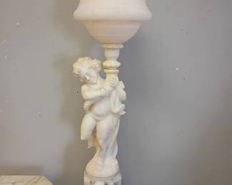 Alabaster lamp large 