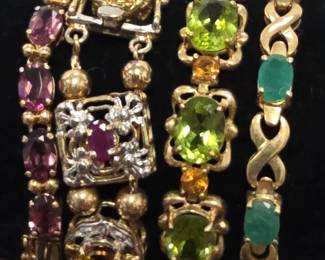 14k gold bracelets 