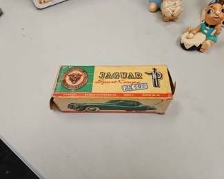 Vintage jaguar tin toy 