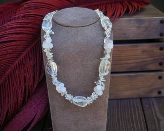 Quartz Statement Necklace  Tested