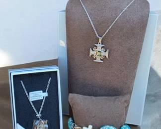 Religious  St. Christopher Protect Us Necklace  Earrings  Bracelet  More