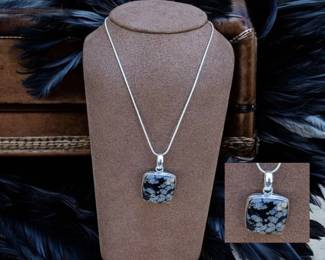 Snowflake Jasper Necklace