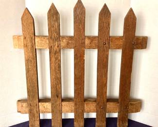 Oak Arts & Crafts era fence gate