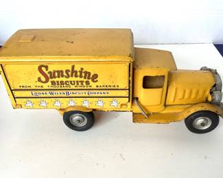 1930’s Metalcraft pressed steel Sunshine Biscuits delivery truck