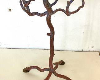 Artisan ironwork porch / patio stand