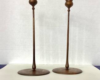 Antique Jarvie Arts & Crafts Candlesticks