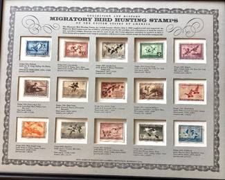 Collection of Migratory Waterfowl Stamps (“Duck Stamps”) 1934-1948