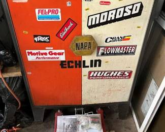 5495 NAPA Vintage Storage Parts Cabinet