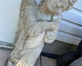 5495 Oversized Stone Angel Statue
