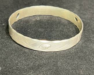 Stuart Nye Pine Cone Bangle Bracelet