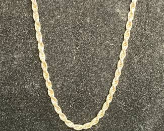 Italian Sterling Silver Triple Rope Chain