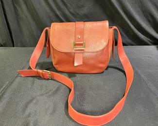 Paul Costelloe of London Tan Leather Crossbody Bag