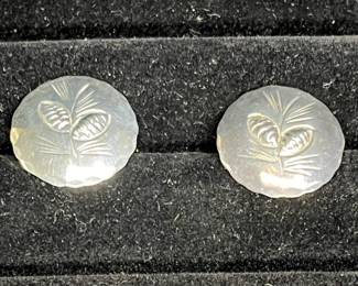 2 Stuart Nye Signed Sterling Silver Pine Cone Pins