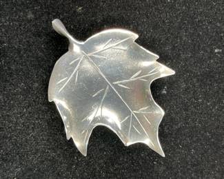 Stuart Nye Pine Leaf Brooch Pin