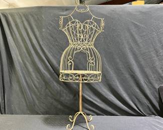 Vintage 36” Tall Wire Mannequin Dress Form
