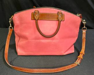 Dooney & Bourke Pebble Pink Leather Satchel