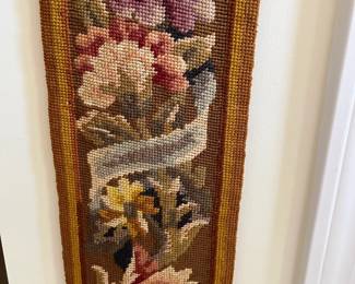 Needlepoint on Bell Pull