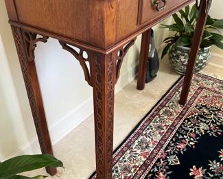 Chinese Chippendale Console Table by Hickory Chair