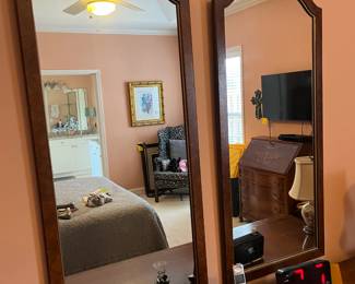 Two Mirrors for Henredon Dresser