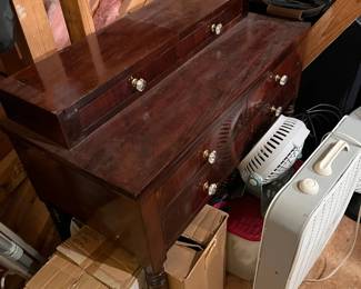 Antique Chest with Glass Knobs