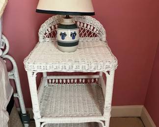 Wicker Nightstand