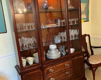Henredon Breakfront China Cabinet