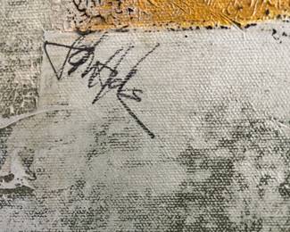 Artist Signature on Painting