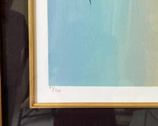 Signed and Numbered Serigraph by Tarkay, Waiting for Love