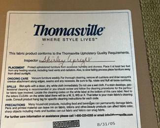 Thomasville Signature on Sectional