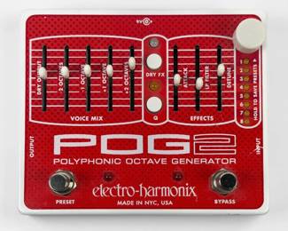 Electro-Harmonix POG2 Polyphonic Octave Generator Guitar Pedal