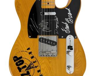 Signed Fernandes "ZZ Top Antenna" TE-1 Model Electric Guitar