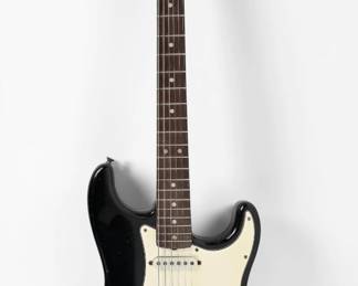 1971 Black Fender Stratocaster Electric Guitar