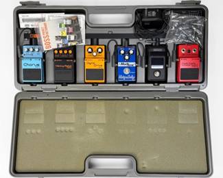 BOSS BCB-6 Pedalboard Case W/ Guitar Pedals
