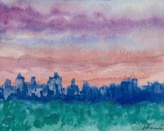 Jerry Garcia "Dawn at the Ritz Carlton" Offset Lithograph