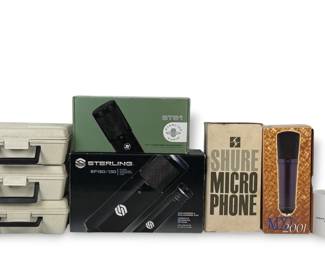Group of Various Microphones