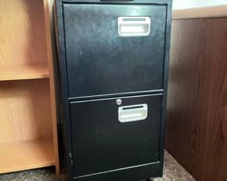 268 black2drawermetalverticalfilingcab