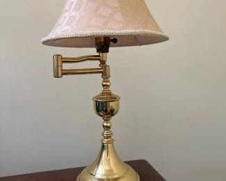 308 brassswingarmtablelamp