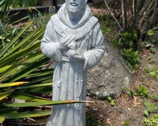 328 24saintfrancisgardenstatueplastict