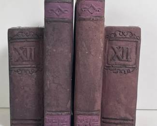 110 vintageresinfauxbookbookendswithro