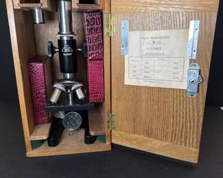 183 vintageasab2compoundmicroscopebya