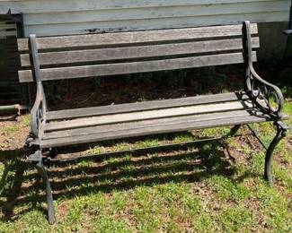 245 castironwoodgardenbench