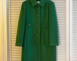 375 womenscalvinkleingreenwoolblendov