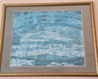 216 framedreproductionclaudemonetwaterl