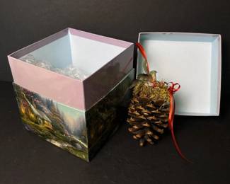 295 pineconebirdornamentwithbox