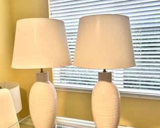 Pair Ceramic Lamps