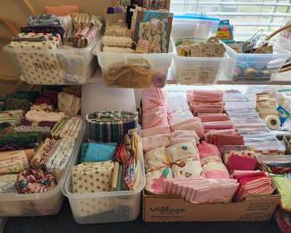 LOTS & LOTS OF FABRIC!