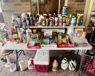 THE BACK PORCH! CLEANING SUPPLIES