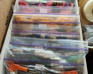 LOTS OF EMBROIDERY THREADS